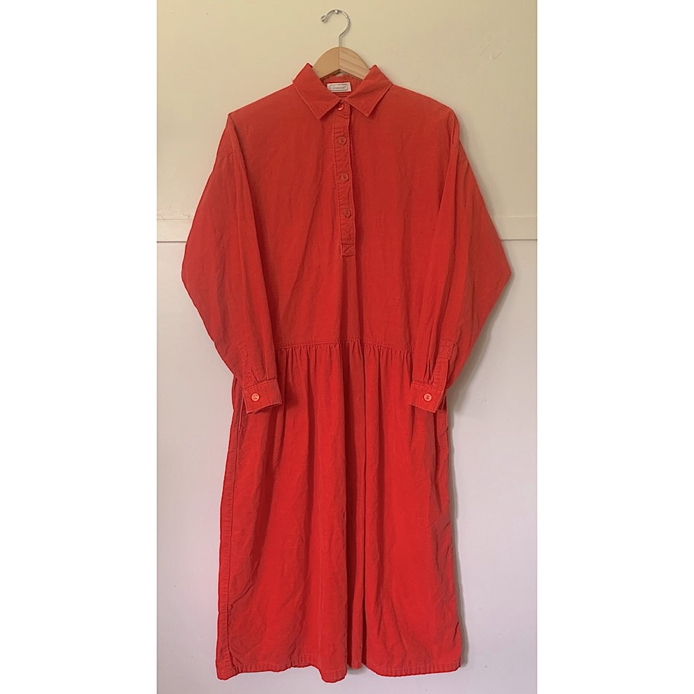 Vintage Corduroy Maxi Dress